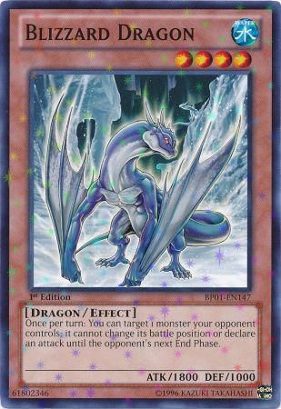 Blizzard Dragon BP01 EN147 Starfoil Rare 1st Edition Blizzard Dragon BP01 EN147 Starfoil Rare 1st Edition