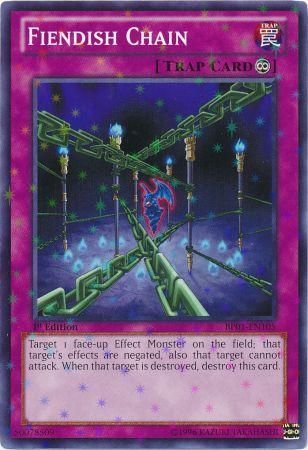Fiendish Chain BP01 EN105 Starfoil Rare 1st Edition Battle Pack Epic Dawn 1st Edition Starfoil Singles Fiendish Chain BP01 EN105 Starfoil Rare 1st Edition Battle Pack Epic Dawn 1st Edition Starfoil Singles