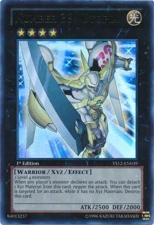 Number 39 Utopia YS12 EN039 Ultra Rare 1st Edition Starter Deck Xyz Symphony 1st Edition Singles Number 39 Utopia YS12 EN039 Ultra Rare 1st Edition Starter Deck Xyz Symphony 1st Edition Singles