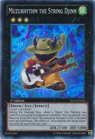 Muzurhythm the String Djinn YS12 EN040 Super Rare 1st Edition Muzurhythm the String Djinn YS12 EN040 Super Rare 1st Edition