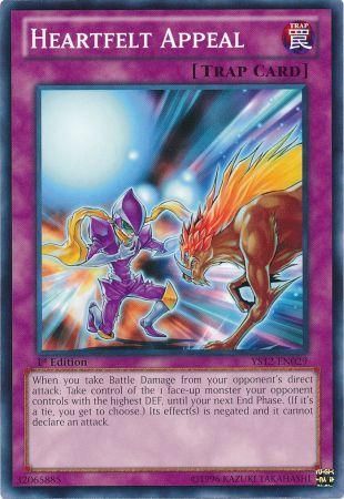 Heartfelt Appeal YS12 EN029 Common 1st Edition Starter Deck Xyz Symphony 1st Edition Singles Heartfelt Appeal YS12 EN029 Common 1st Edition Starter Deck Xyz Symphony 1st Edition Singles