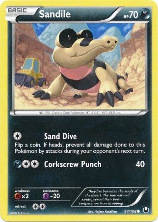 Sandile 64 108 Common Black White 5 Dark Explorers Singles Sandile 64 108 Common Black White 5 Dark Explorers Singles