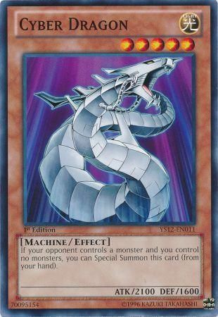 Cyber Dragon YS12 EN011 Common 1st Edition Cyber Dragon YS12 EN011 Common 1st Edition