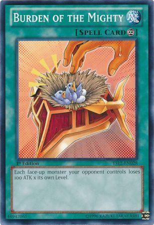Burden of the Mighty YS12 EN028 Common 1st Edition Starter Deck Xyz Symphony 1st Edition Singles Burden of the Mighty YS12 EN028 Common 1st Edition Starter Deck Xyz Symphony 1st Edition Singles