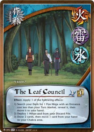 The Leaf Council 892 Super Rare The Leaf Council 892 Super Rare