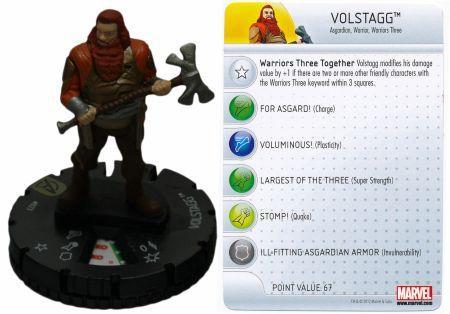 Volstagg 023 Avengers Movie Marvel Heroclix Volstagg 023 Avengers Movie Marvel Heroclix