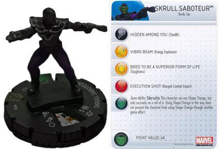 Skrull Saboteur 033 Avengers Movie Marvel Heroclix Marvel Avengers Movie Skrull Saboteur 033 Avengers Movie Marvel Heroclix Marvel Avengers Movie