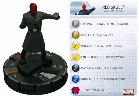 RED SKULL 041 Captain America and the Avengers Marvel Heroclix Rare