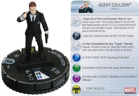 Agent Coulson 206 Avengers Movie Gravity Feed Marvel Heroclix Agent Coulson 206 Avengers Movie Gravity Feed Marvel Heroclix