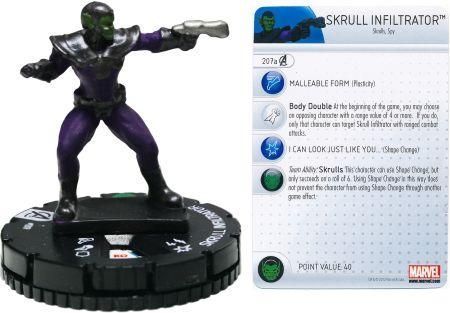 Skrull Infiltrator 207 Avengers Movie Gravity Feed Marvel Heroclix Skrull Infiltrator 207 Avengers Movie Gravity Feed Marvel Heroclix