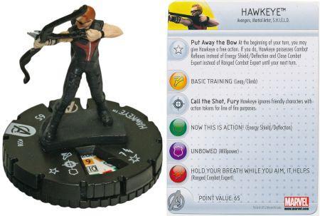 Hawkeye 208 Avengers Movie Gravity Feed Marvel Heroclix Hawkeye 208 Avengers Movie Gravity Feed Marvel Heroclix