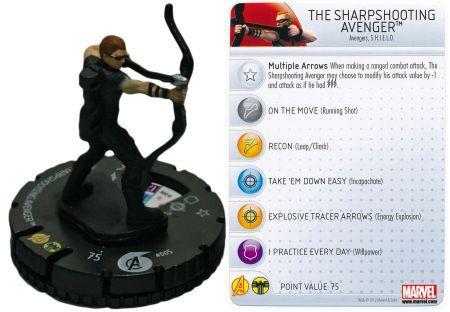The Sharpshooting Avenger 005 Avengers Movie Starter Set Marvel Heroclix The Sharpshooting Avenger 005 Avengers Movie Starter Set Marvel Heroclix