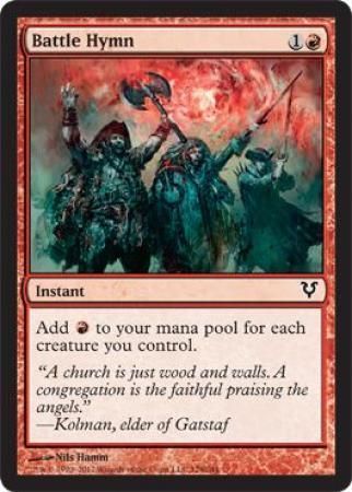 Battle Hymn Avacyn Restored Singles Battle Hymn Avacyn Restored Singles