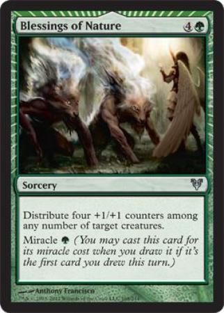 Blessings of Nature Avacyn Restored Singles Blessings of Nature Avacyn Restored Singles