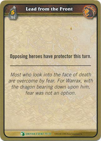 Lead from the Front Onyxia Event 19 30 Uncommon WoW Onyxia s Lair Raid Deck Singles Lead from the Front Onyxia Event 19 30 Uncommon WoW Onyxia s Lair Raid Deck Singles