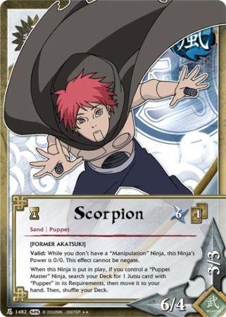 Scorpion Former Akatsuki 1482 Rare Naruto Kage Summit Scorpion Former Akatsuki 1482 Rare Naruto Kage Summit