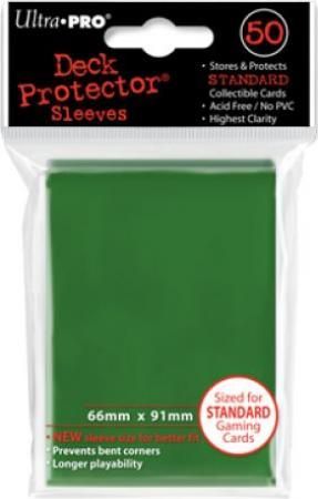 Ultra Pro Green 50ct Standard Sized Sleeves UP82671 Sleeves Ultra Pro Green 50ct Standard Sized Sleeves UP82671 Sleeves