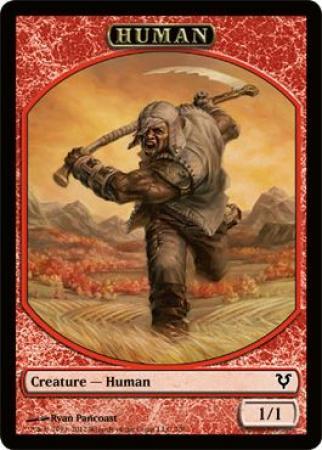 Human Token Red Avacyn Restored Human Token Red Avacyn Restored