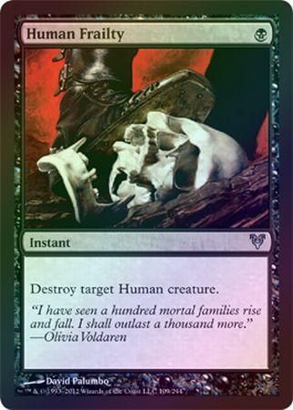 Human Frailty Foil Avacyn Restored Foil Singles Human Frailty Foil Avacyn Restored Foil Singles