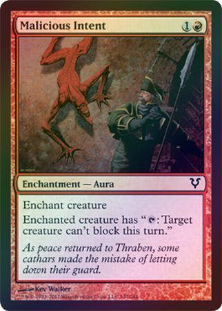Malicious Intent Foil Avacyn Restored Foil Singles Malicious Intent Foil Avacyn Restored Foil Singles