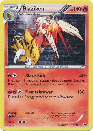 Blaziken [FB] LV.X - 142/147 - Rare Holo - Pokemon Singles