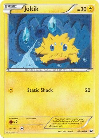 Joltik 42 108 Common Black White 5 Dark Explorers Singles Joltik 42 108 Common Black White 5 Dark Explorers Singles