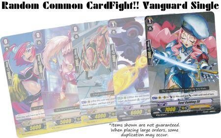 Set of 50 Common CardsTrading Card Joblot Cardfight Vanguard 50 Card Bundle