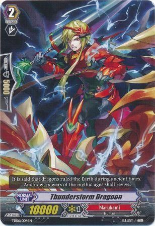 Thunderstorm Dragoon TD06 004EN Trial Deck 6 Resonance of Thunder Dragon Singles Thunderstorm Dragoon TD06 004EN Trial Deck 6 Resonance of Thunder Dragon Singles