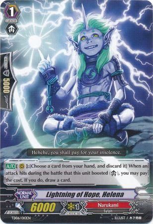 Lightning of Hope Helena TD06 010EN Trial Deck 6 Resonance of Thunder Dragon Singles Lightning of Hope Helena TD06 010EN Trial Deck 6 Resonance of Thunder Dragon Singles