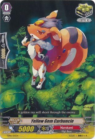 Yellow Gem Carbuncle TD06 015EN Trial Deck 6 Resonance of Thunder Dragon Singles Yellow Gem Carbuncle TD06 015EN Trial Deck 6 Resonance of Thunder Dragon Singles
