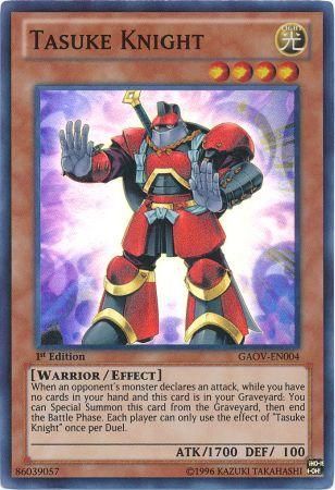 Tasuke Knight GAOV EN004 Super Rare 1st Edition Tasuke Knight GAOV EN004 Super Rare 1st Edition