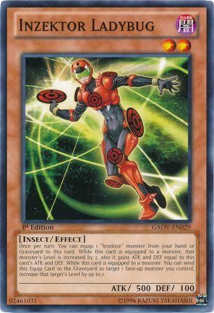 INZEKTOR LADYBUG GAOV-EN029 1st EDITION 2012 SERIES COMMON YTCG