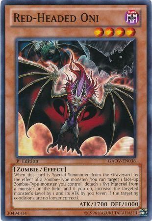 Red Headed Oni GAOV EN038 Common 1st Edition Galactic Overlord 1st Edition Singles Red Headed Oni GAOV EN038 Common 1st Edition Galactic Overlord 1st Edition Singles