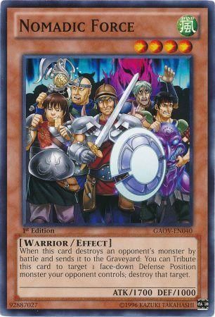 NOMADIC FORCE GAOV-EN040 1st EDITION 2012 SERIES COMMON YTCG