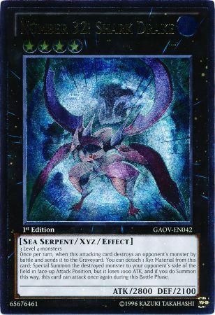 Ultimate Rare - Number 32: Shark Drake - GAOV-EN042 1st Edition