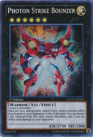Photon Strike Bounzer GAOV EN043 Secret Rare 1st Edition Galactic Overlord 1st Edition Singles Photon Strike Bounzer GAOV EN043 Secret Rare 1st Edition Galactic Overlord 1st Edition Singles