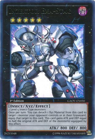 Inzektor Exa Stag GAOV EN050 Ultra Rare 1st Edition Inzektor Exa Stag GAOV EN050 Ultra Rare 1st Edition