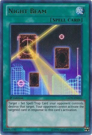 Night Beam GAOV EN055 Ultra Rare 1st Edition Night Beam GAOV EN055 Ultra Rare 1st Edition