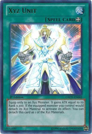 Xyz Unit GAOV EN062 Ultra Rare 1st Edition Xyz Unit GAOV EN062 Ultra Rare 1st Edition