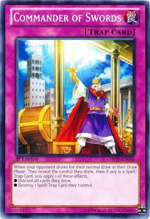 Commander of Swords GAOV EN068 Common 1st Edition Galactic Overlord 1st Edition Singles Commander of Swords GAOV EN068 Common 1st Edition Galactic Overlord 1st Edition Singles