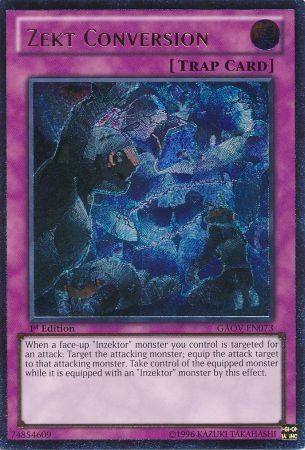 Ultimate Rare Zekt Conversion GAOV EN073 1st Edition Ultimate Rare Zekt Conversion GAOV EN073 1st Edition