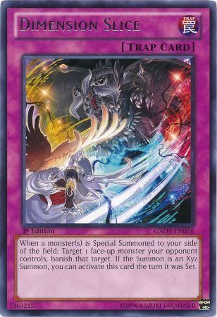 Dimension Slice GAOV EN076 Rare 1st Edition Galactic Overlord 1st Edition Singles Dimension Slice GAOV EN076 Rare 1st Edition Galactic Overlord 1st Edition Singles