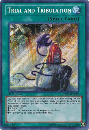 Trial and Tribulation GAOV EN087 Secret Rare 1st Edition Galactic Overlord 1st Edition Singles Trial and Tribulation GAOV EN087 Secret Rare 1st Edition Galactic Overlord 1st Edition Singles