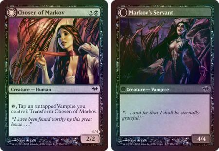 Chosen of Markov Markov s Servant Foil Dark Ascension Foil Singles Chosen of Markov Markov s Servant Foil Dark Ascension Foil Singles