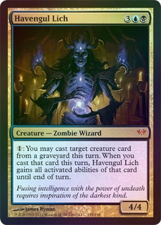 Havengul Lich Foil Dark Ascension Foil Singles Havengul Lich Foil Dark Ascension Foil Singles