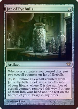 Jar of Eyeballs Foil Dark Ascension Foil Singles Jar of Eyeballs Foil Dark Ascension Foil Singles