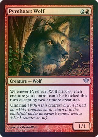 Pyreheart Wolf Foil Dark Ascension Foil Singles Pyreheart Wolf Foil Dark Ascension Foil Singles