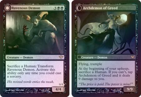 Ravenous Demon Archdemon of Greed Foil Dark Ascension Foil Singles Ravenous Demon Archdemon of Greed Foil Dark Ascension Foil Singles