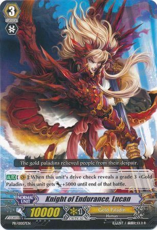 Knight of Endurance Lucan PR 0007EN Tournament Participation Promo Cardfight Vanguard Promos Knight of Endurance Lucan PR 0007EN Tournament Participation Promo Cardfight Vanguard Promos