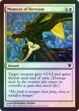 Moment of Heroism Foil Innistrad Foil Singles Moment of Heroism Foil Innistrad Foil Singles